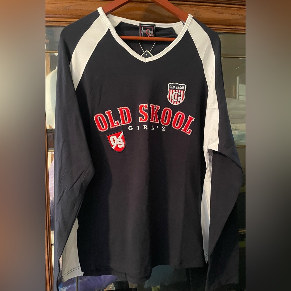 Women’s Old Skool Long Sleeve Shirt. 3X (22) NWT